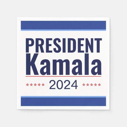 President Kamala 2024 Servet (Voorkant)