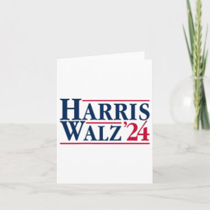 President Kamala Harris Tim Walz VP Brat Cat Ladie Kaart