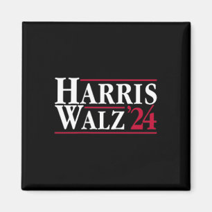 President Kamala Harris Tim Walz VP Brat Cat Ladie Magneet
