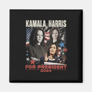President Kamala Harris We gaan niet terug naar 20 Magneet