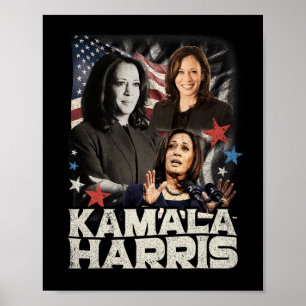 President Kamala Harris We gaan niet terug naar 20 Poster