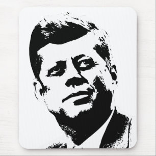 President Kennedy - Zwart-wit Muismat