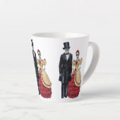 President Lincoln Skeleton, Halloween Skeleton Latte Mok (Rechterhoek)