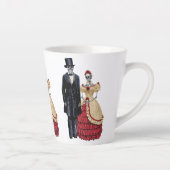 President Lincoln Skeleton, Halloween Skeleton Latte Mok (Rechts)