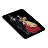 President Lincoln Skeleton, Halloween Skeleton Magneet (Rechterzijde)