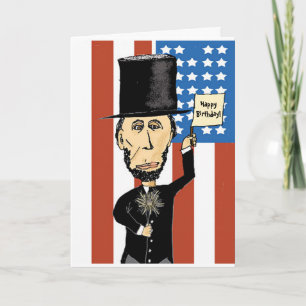 President Lincoln Wenskaart met enveloppen Kaart