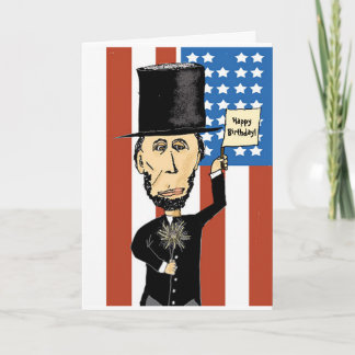 President Lincoln Wenskaart met enveloppen Kaart