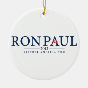 president logo politiek paul 2012 vs keramisch ornament