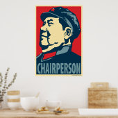 Président Mao : Poster parodique d'Obama (Cuisine)