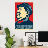 Président Mao : Poster parodique d'Obama (Bureau à domicile)