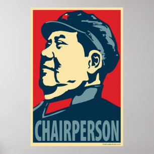 Président Mao : Poster parodique d'Obama