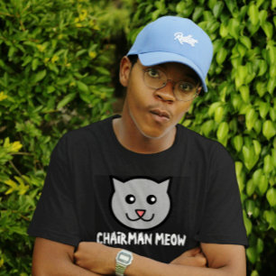 Président Meow, T-shirt Chat Noir pour les gars