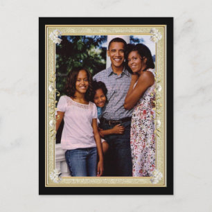 President Obama 1e reeks - Framed Keepsakes Briefkaart