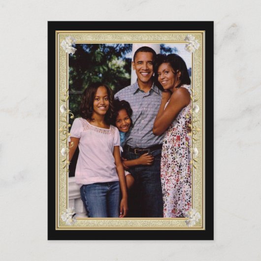 President Obama 1e reeks - Framed Keepsakes Briefkaart (Voorkant)