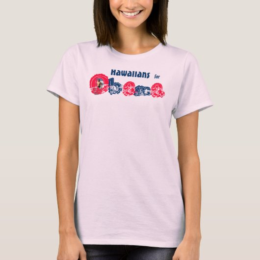 President Obama 2012 Hawaiian T-shirt (Voorkant)