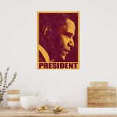 President Obama  3 Poster (Keuken)