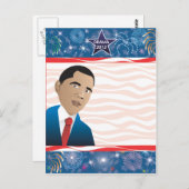 President Obama Briefkaart (Voorkant / Achterkant)