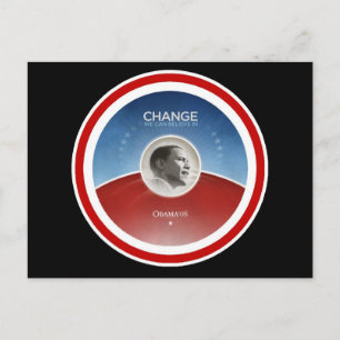 President Obama CHANGE Briefkaart