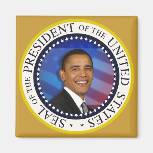 President Obama Collectibles Keepsake Magnet Magneet (Voorkant)
