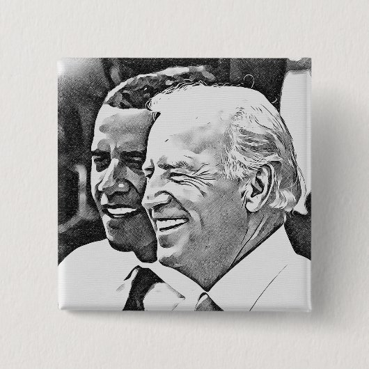 President Obama en vice-President Biden Button (Voorkant)