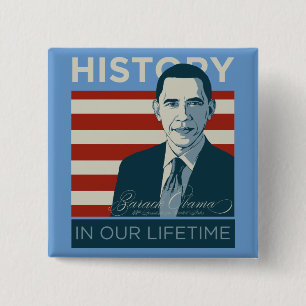 President Obama-geschiedenis in onze Button