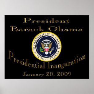 President Obama Herdenking Poster