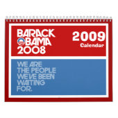 PRESIDENT OBAMA-herdenkingsdag Kalender (Hoes)