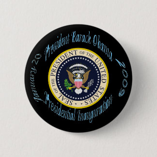 PRESIDENT OBAMA-herdenkingsdag Ronde Button 5,7 Cm