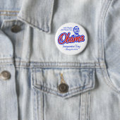 President Obama Inauguration Button (In situ)