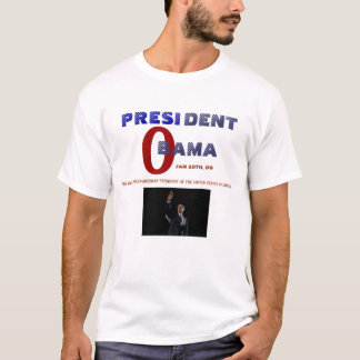 PRÉSIDENT OBAMA INAUGURATION T-SHIRT
