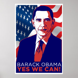 President Obama: "Ja, dat kunnen we!" Poster