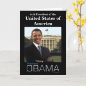 President Obama Kaart (Gele Bloem)