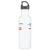 President Obama Liberty Bottle Waterfles (Achterkant)