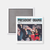 Président Obama Magnet (Recto/Verso)