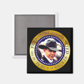 President Obama Magnet (cowboy pet) Magneet (Voorkant / Achterkant)