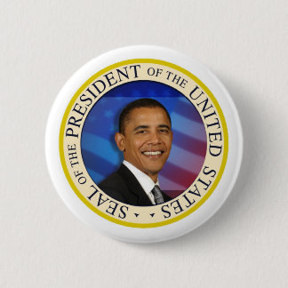 President Obama ONTWERP UW EIGEN Ronde Button 5,7 Cm