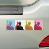 President Obama Pop Art Bumpersticker (Op auto)