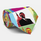 President Obama Pop Art Stropdas (Opgerold)