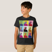President Obama Pop Art T-shirt (Voorkant volledig)