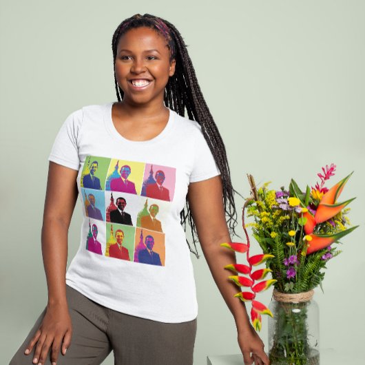 President Obama Pop Art Vrouwen T-shirt