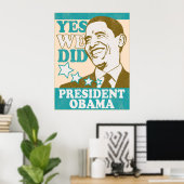  President Obama Poster (Thuiskantoor)