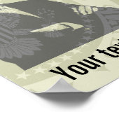 Président Obama - Poster - modèle (Coin)