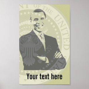 Président Obama - Poster - modèle