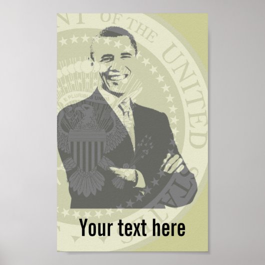Président Obama - Poster - modèle (Devant)