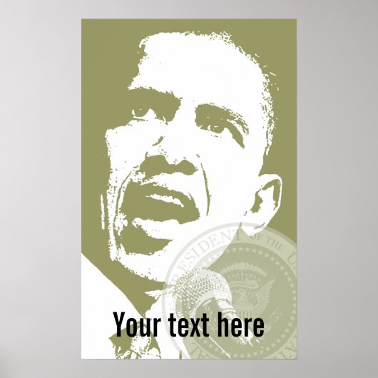 Président Obama - Poster - modèle (Devant)