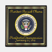 President Obama presidentiële inauguratie Magneet (Voorkant)