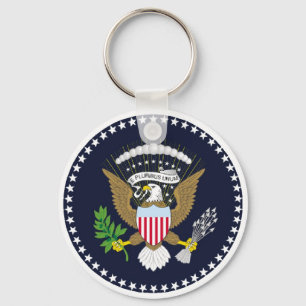 President Obama Presidentiële inauguratie-zegel Sleutelhanger