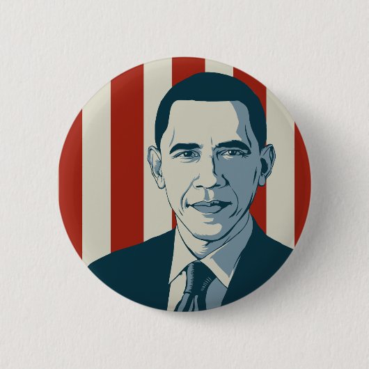 President Obama Ronde Button 5,7 Cm (Voorkant)