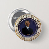 President Obama Ronde Button 5,7 Cm (Voorkant /achterkant)