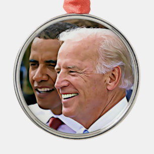 President Obama & Vice President Biden Metalen Ornament